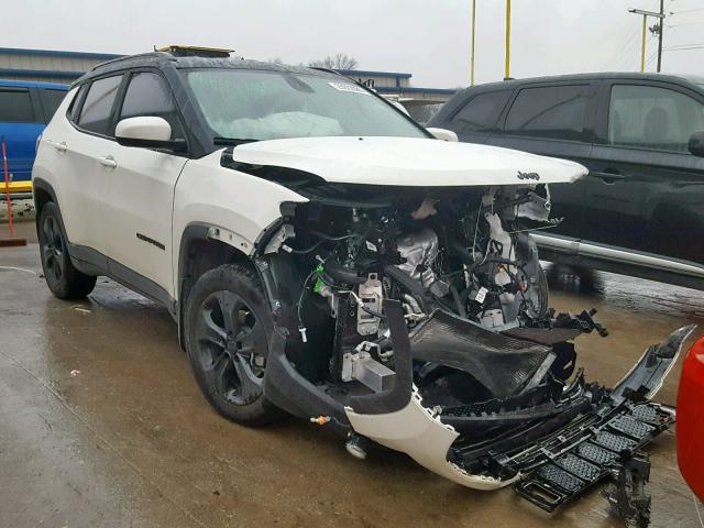 3C4NJCBB6JT327042 - 2018 JEEP COMPASS LA WHITE photo 1