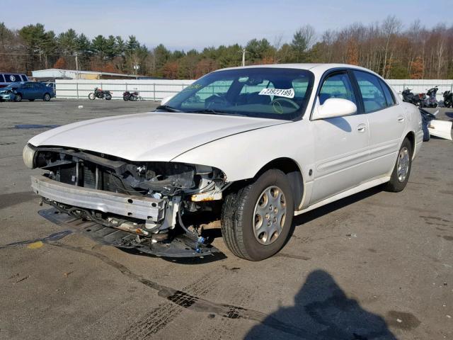 1G4HP54K12U279067 - 2002 BUICK LESABRE CU WHITE photo 2