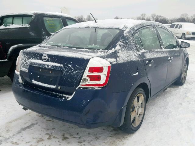 3N1AB61E28L692758 - 2008 NISSAN SENTRA 2.0 BLUE photo 4