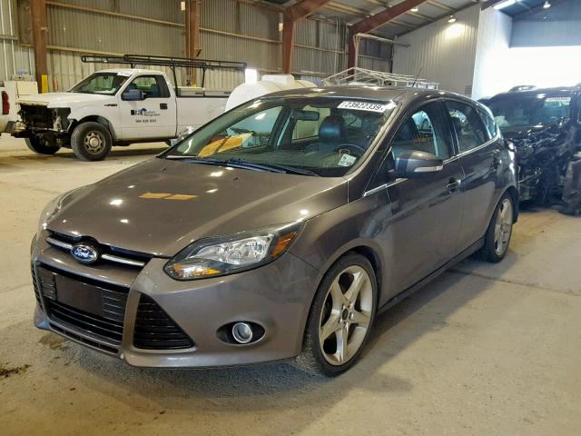 1FADP3N29EL447687 - 2014 FORD FOCUS TITA CHARCOAL photo 2