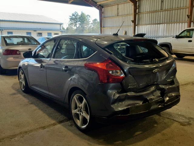 1FADP3N29EL447687 - 2014 FORD FOCUS TITA CHARCOAL photo 3