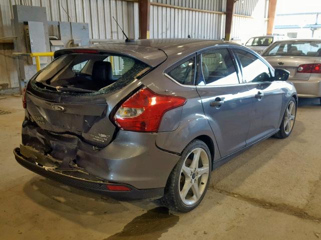 1FADP3N29EL447687 - 2014 FORD FOCUS TITA CHARCOAL photo 4