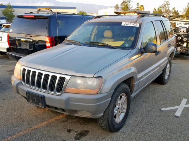 1J4GX48S72C137746 - 2002 JEEP GRAND CHER GRAY photo 2