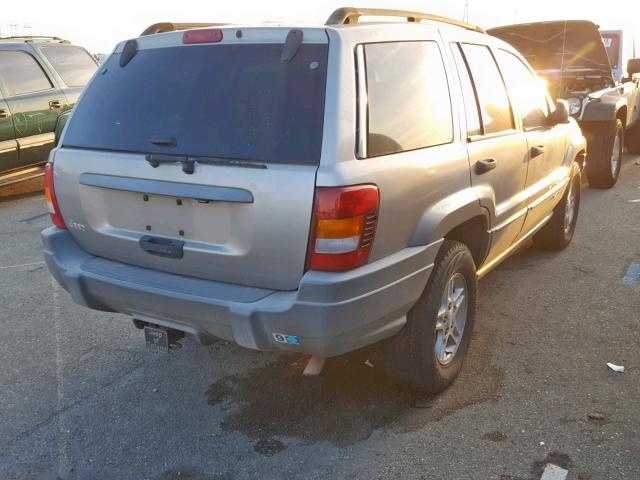 1J4GX48S72C137746 - 2002 JEEP GRAND CHER GRAY photo 4