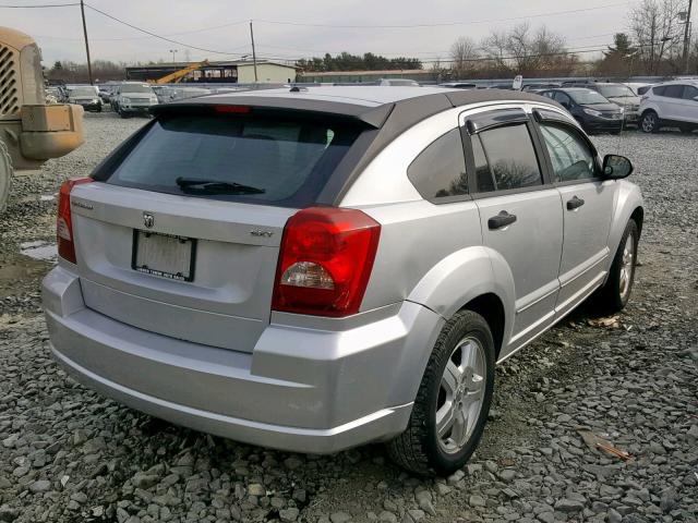 1B3HB48B47D592615 - 2007 DODGE CALIBER SX GRAY photo 4