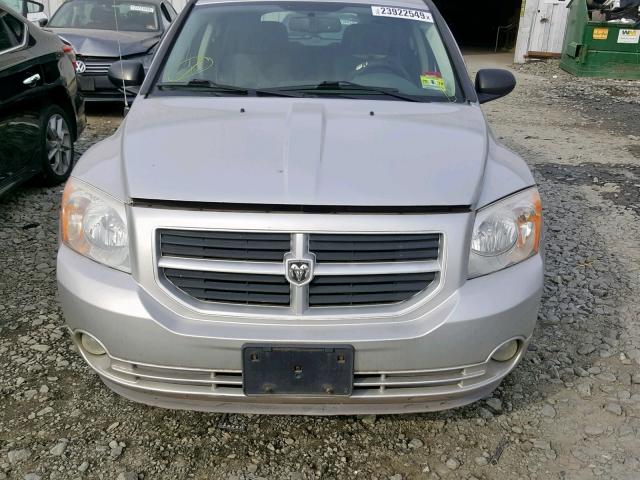 1B3HB48B47D592615 - 2007 DODGE CALIBER SX GRAY photo 9