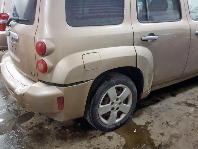 3GNDA13D26S652873 - 2006 CHEVROLET HHR LS Qızıl foto 9