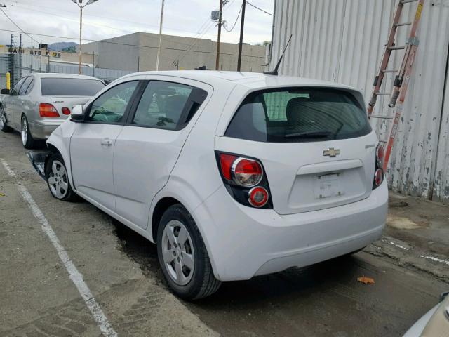 1G1JA6SH9D4180836 - 2013 CHEVROLET SONIC LS 白色 照片 3