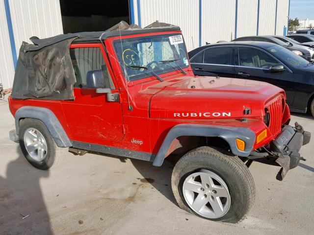 1J4FA69S14P719392 - 2004 JEEP WRANGLER / RED photo 9