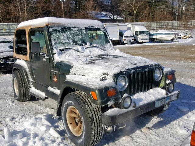 1J4FY49S7VP466273 - 1997 JEEP WRANGLER / GREEN photo 1