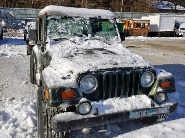 1J4FY49S7VP466273 - 1997 JEEP WRANGLER / GREEN photo 9