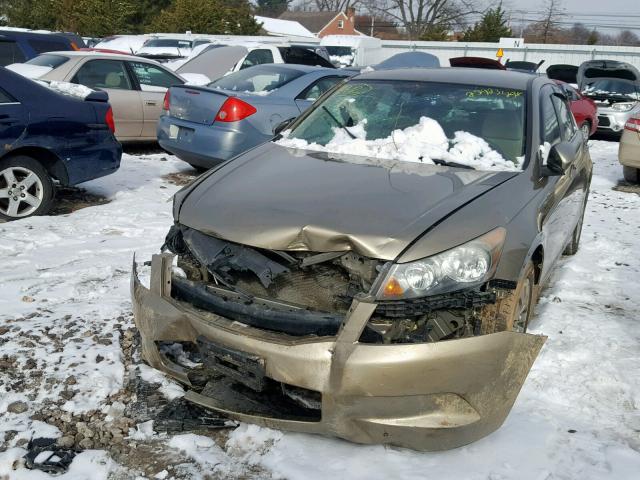 1HGCP26339A145774 - 2009 HONDA ACCORD LX GOLD photo 2