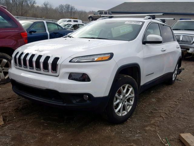 1C4PJMLB9JD535998 - 2018 JEEP CHEROKEE L WHITE photo 2