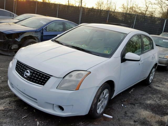 3N1AB61E48L737991 - 2008 NISSAN SENTRA 2.0 WHITE photo 2