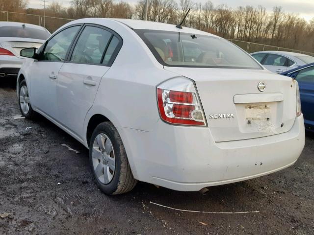 3N1AB61E48L737991 - 2008 NISSAN SENTRA 2.0 WHITE photo 3