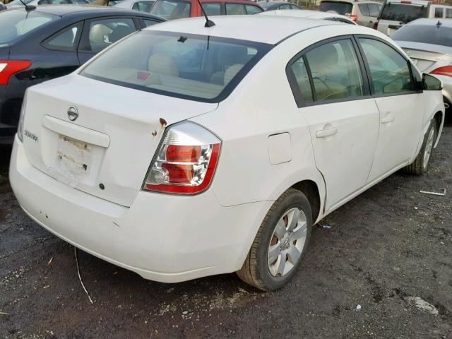 3N1AB61E48L737991 - 2008 NISSAN SENTRA 2.0 WHITE photo 4