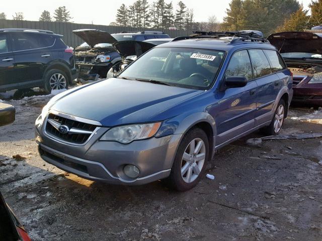 4S4BP61C397347936 - 2009 SUBARU OUTBACK 2. BLUE photo 2