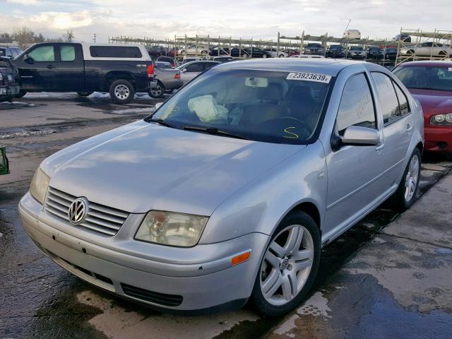 3VWSE69M93M110014 - 2003 VOLKSWAGEN JETTA GLS SILVER photo 2