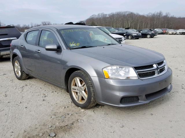 1B3BD1FB8BN583744 - 2011 DODGE AVENGER MA GRAY photo 1