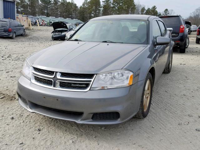 1B3BD1FB8BN583744 - 2011 DODGE AVENGER MA GRAY photo 9