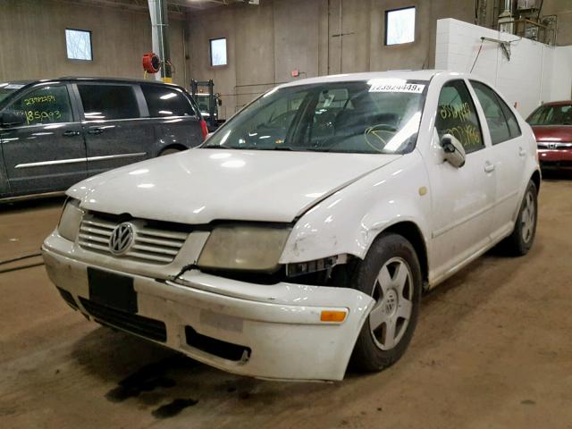 3VWSA29M4YM039476 - 2000 VOLKSWAGEN JETTA GLS WHITE photo 2