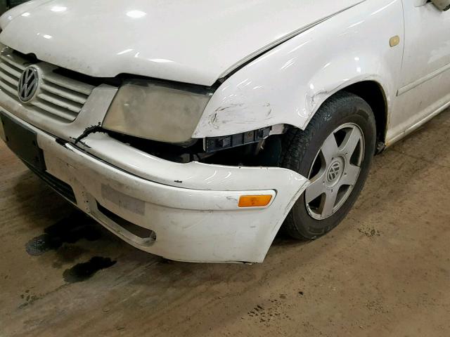 3VWSA29M4YM039476 - 2000 VOLKSWAGEN JETTA GLS WHITE photo 9