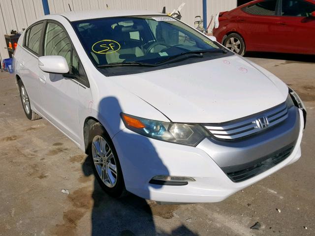 JHMZE2H79AS010696 - 2010 HONDA INSIGHT EX WHITE photo 1