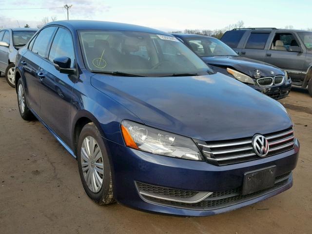 1VWAP7A31EC018981 - 2014 VOLKSWAGEN PASSAT S BLUE photo 1