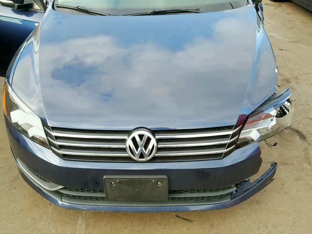 1VWAP7A31EC018981 - 2014 VOLKSWAGEN PASSAT S BLUE photo 7