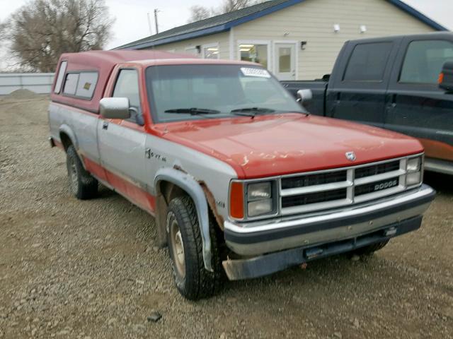 1B7GG26X9LS676658 - 1990 DODGE DAKOTA RED photo 1