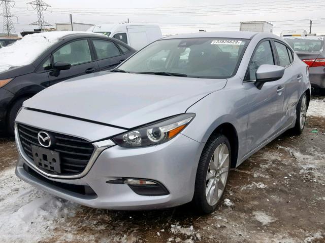 3MZBN1V7XHM111442 - 2017 MAZDA 3 TOURING SILVER photo 2