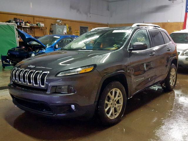 1C4PJMCB4GW333261 - 2016 JEEP CHEROKEE L GRAY photo 2