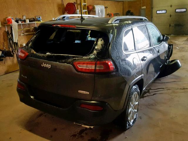 1C4PJMCB4GW333261 - 2016 JEEP CHEROKEE L GRAY photo 4