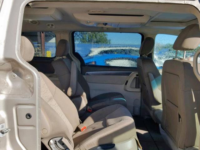 2V8HW34129R518110 - 2009 VOLKSWAGEN ROUTAN SE BEIGE photo 6