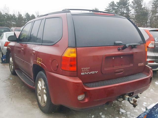 1GKET63MX82203285 - 2008 GMC ENVOY DENA BURGUNDY photo 3