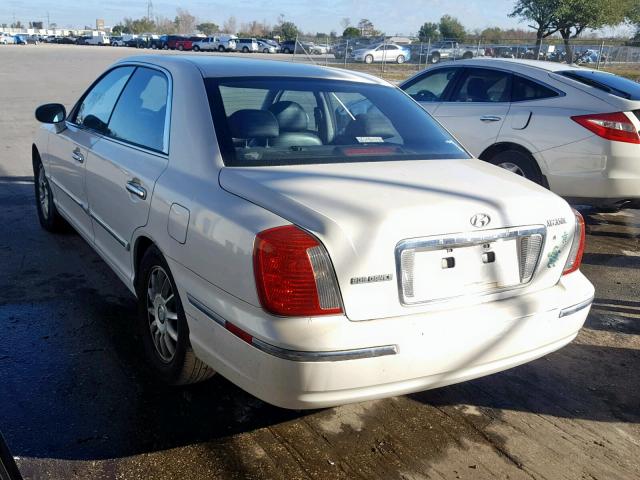 KMHFU45E04A363565 - 2004 HYUNDAI XG 350 WHITE photo 3