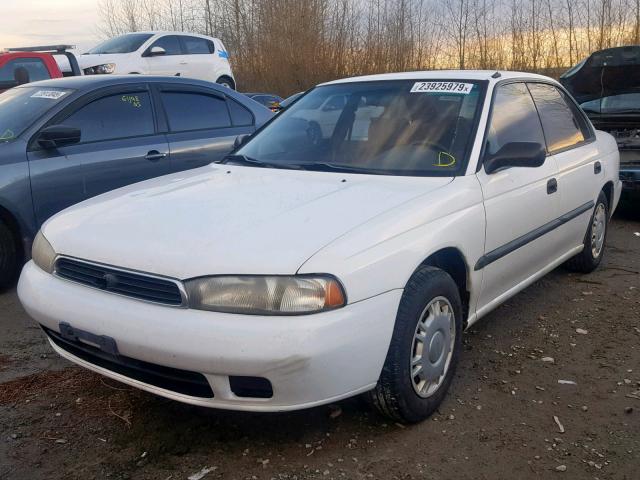 4S3BD4359T7208997 - 1996 SUBARU LEGACY L WHITE photo 2