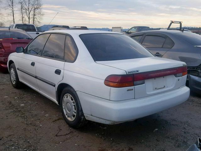 4S3BD4359T7208997 - 1996 SUBARU LEGACY L WHITE photo 3