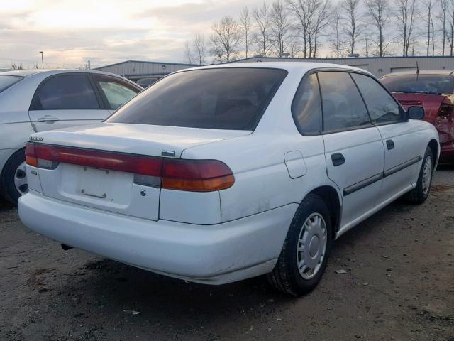 4S3BD4359T7208997 - 1996 SUBARU LEGACY L WHITE photo 4