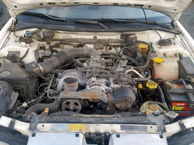 4S3BD4359T7208997 - 1996 SUBARU LEGACY L WHITE photo 7