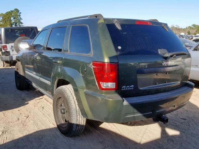 1J8GR48K27C596943 - 2007 JEEP GRAND CHER GREEN photo 3