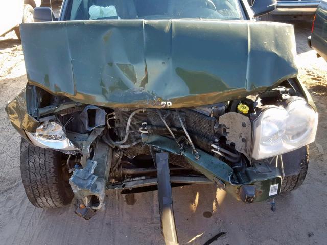 1J8GR48K27C596943 - 2007 JEEP GRAND CHER GREEN photo 7