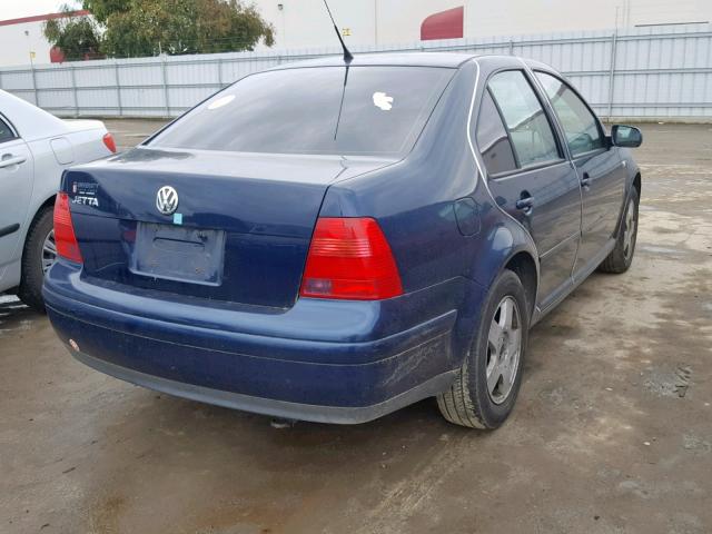 3VWSB69M72M184765 - 2002 VOLKSWAGEN JETTA GLS BLUE photo 4