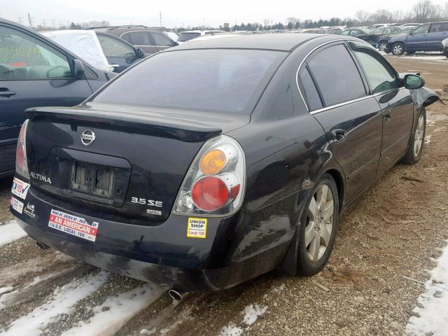 1N4BL11D52C254446 - 2002 NISSAN ALTIMA SE BLACK photo 4