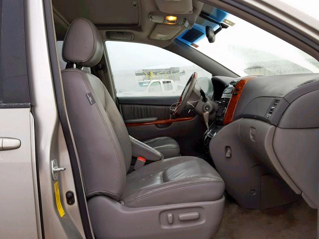 5TDZA22C06S414117 - 2006 TOYOTA SIENNA XLE GRAY photo 5