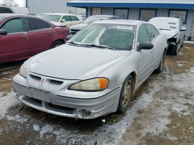 1G2NW52E53M649868 - 2003 PONTIAC GRAND AM G SILVER photo 2