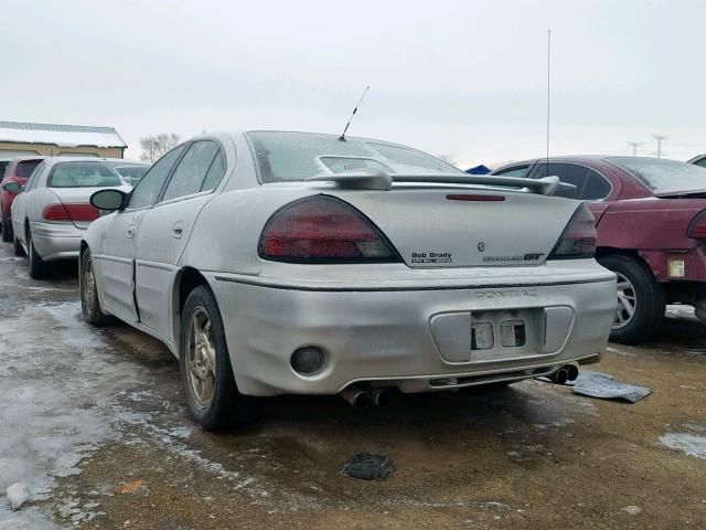 1G2NW52E53M649868 - 2003 PONTIAC GRAND AM G SILVER photo 3