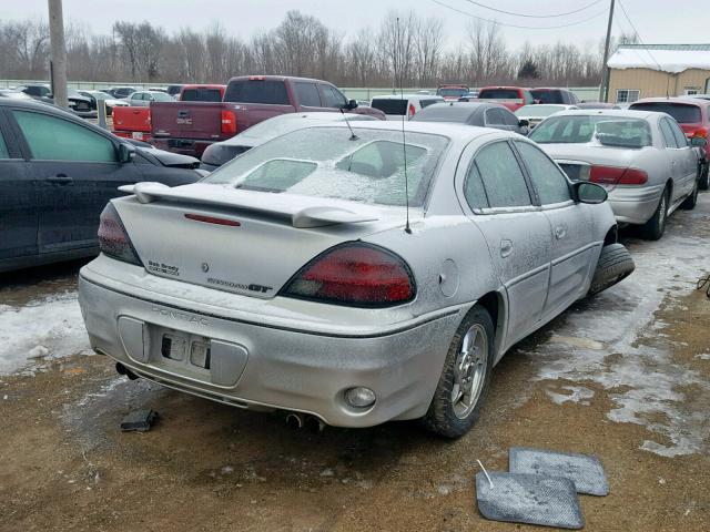 1G2NW52E53M649868 - 2003 PONTIAC GRAND AM G SILVER photo 4