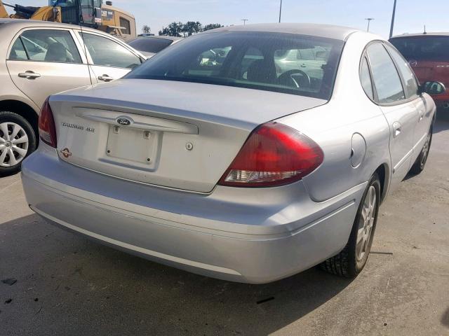 1FAFP53U46A101911 - 2006 FORD TAURUS SE SILVER photo 4