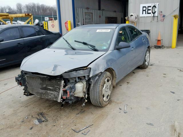 1G2ZF58B174252100 - 2007 PONTIAC G6 VALUE L BLUE photo 2